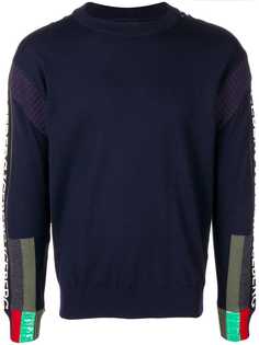 Iceberg вязаный джемпер с брендированными вставками