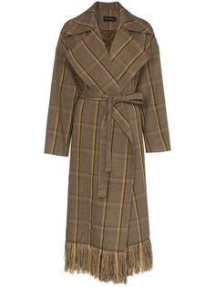 Low Classic тренч в поясом в клетку