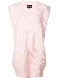 Calvin Klein 205W39nyc трикотажный топ с V-образным вырезом