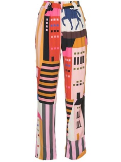 Stine Goya брюки с принтом