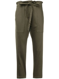 Current/Elliott укороченные брюки с присборенной талией