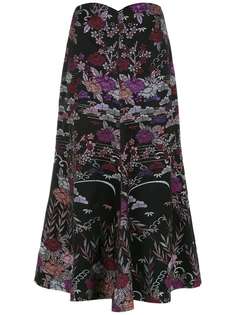 Framed Tokyo midi skirt
