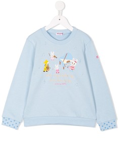 Miki House appliquéd sweatshirt