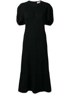 Jil Sander платье-макси с панелью