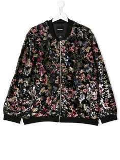 Andorine TEEN sequin bomber jacket