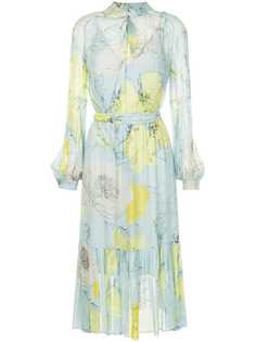 GINGER & SMART плиссированное платье с цветочным принтом