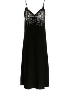 Ellery платье миди с отделкой Honneur