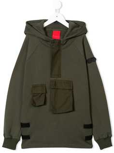 Ai Riders On The Storm Kids толстовка с карманом и капюшоном