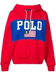 Polo Ralph Lauren толстовка с капюшоном и принтом флага