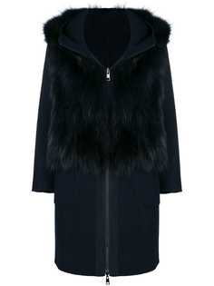 S.W.O.R.D 6.6.44 пальто с капюшоном и меховыми панелями