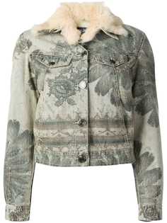 Jean Paul Gaultier Vintage джинсовая куртка с цветочным принтом