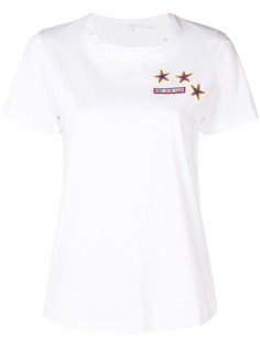Chinti & Parker футболка с заплаткой с логотипом