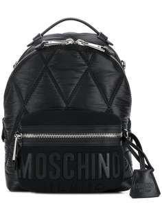 Moschino front logo mini backpack