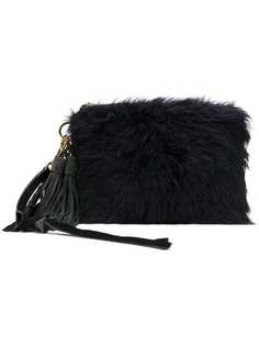 Sacai fluffy clutch bag