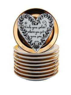 Fornasetti блюдца с посланиями