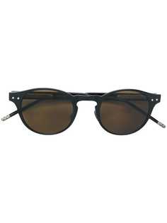 Bottega Veneta Eyewear солнцезащитные очки в круглой оправе с затемненными линзами