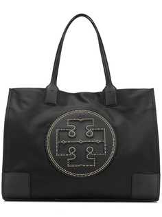 Tory Burch logo crest tote