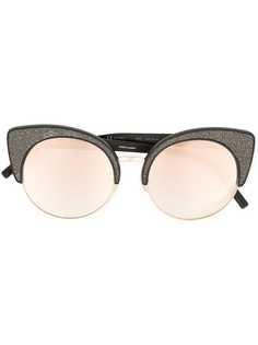 Matthew Williamson солнцезащитные очки в оправе "кошачий глаз" с блестками
