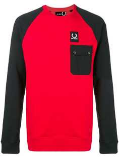 Raf Simons X Fred Perry двухцветная толстовка