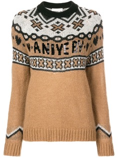 Aniye By трикотажный свитер с логотипом