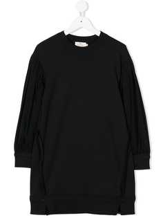 Andorine tulle sleeve sweater dress