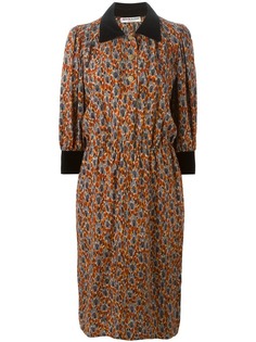 Yves Saint Laurent Vintage платье-рубашка с принтом