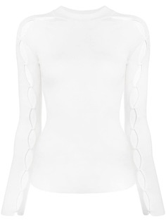 Zoe Jordan cut out detail jumper