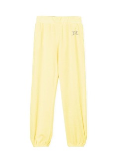 Juicy Couture Kids велюровые спортивные брюки с кристаллами Swarovski