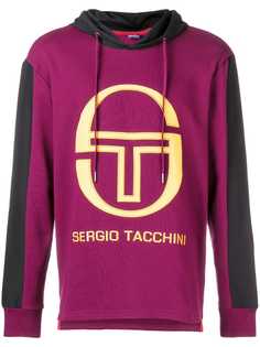 Sergio Tacchini толстовка с капюшоном и логотипом