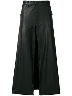 Jean Paul Gaultier Vintage широкие брюки из искусственной кожи