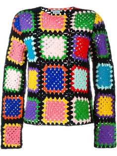 Comme Des Garçons Vintage свитер ажурной вязки