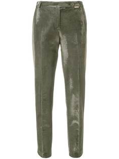 Styland металлизированные укороченные брюки с завышенной талией