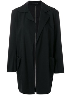Yohji Yamamoto Vintage мешковатый пиджак на молнии сзади