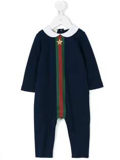 Gucci Kids комплект из комбинезона, шапки и нагрудника