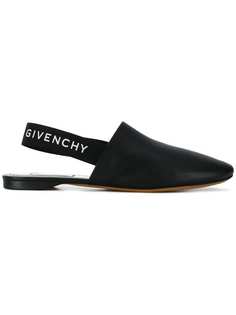 Givenchy туфли Rivington с открытой пяткой на плоской подошве