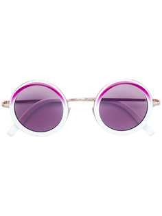 Cutler & Gross солнцезащитные очки в круглой оправе с градиентными линзами