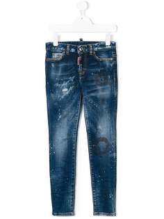 Dsquared2 Kids джинсы с эффектом разбрызганной краски
