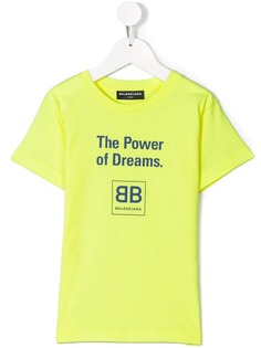 Balenciaga Kids футболка с принтом