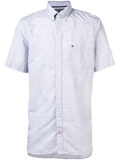 Tommy Hilfiger logo-embroidered button-down shirt