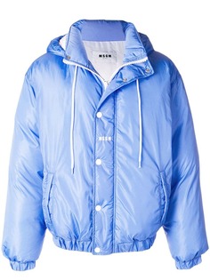 MSGM пуховик с капюшоном