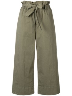 FRAME wide leg cropped trousers
