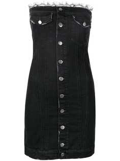 Almaz buttoned denim dress