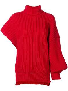 A.W.A.K.E. asymmetric roll-neck sweater