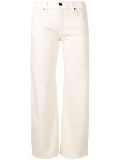 Khaite прямые джинсы с низкой посадкой