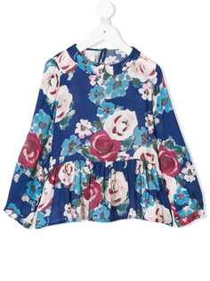 Simonetta блузка с цветочным рисунком