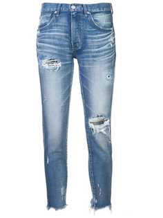 Moussy Vintage рваные джинсы с необработанным краем