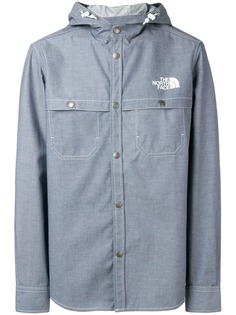 Junya Watanabe рубашка с капюшоном и логотипом