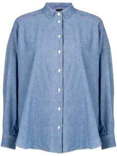 Aspesi джинсовая рубашка с длинным рукавом