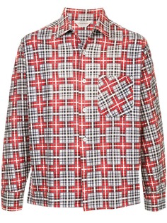 Fake Alpha Vintage фланелевая рубашка в стиле 1950-х Dead Stock