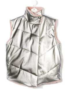 Andorine TEEN oversized metallic vest